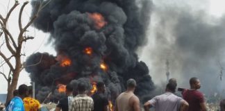 Gas tanker explodes in Lagos