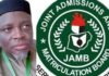 JAMB sets 160 as cut off mark for 2020/21 admissions