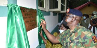NYSC DG Inaugurates Ultra-Modern Clinic, Skill Acquisition Centre in Ondo orientation camp