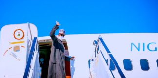 PHOTO NEWS: Buhari Departs New York After Attending UNGA