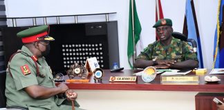 NYSC DG Pays Thank you visit to GOC 82 Div