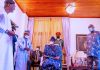 Shonekan: Buhari pays condolence visit to family in Lagos