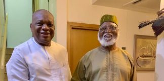 Orji Kalu meets Abdulsalami Abubakar