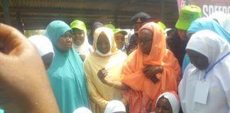 IWD: Zamfara Youths Parliament Distributes Sanitary pads, sanitizers to over 100 female Students