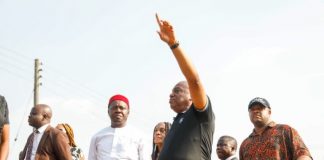 Abia-North: Sen. Kalu tackles erosion menace, inspects ongoing construction works at Abam, Okafia