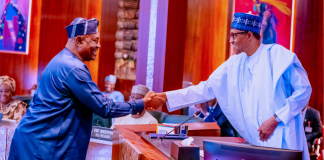 Buhari inaugurates Ex-IGP Arase as PSC chairman, five others take oath L-R: Former IGP Solomon Arase and President Muhammadu Buhari during Arase’s inauguration as Chairman of the Police Service Commission (PSC) on Wednesday, March 29, 2023. Credit: Facebook/Buhari Sallau