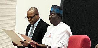 Ex-Gov Lalong Sworn in as Plateau South Senator