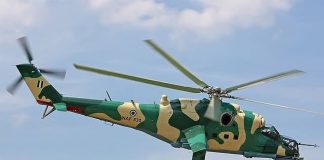 NAF helicopter MI-35P crashes in Port Harcourt