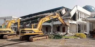 Tension as Rivers Assembly Complex Demolished, Gov Fubara Presents 2024 Budget at Govt House