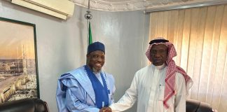 Photo News: The National Hajj Commisssion of Nigeria (NAHCON) Chairman, Prof. Abdullahi Usman on Wednesday paid visit to Saudi Arabia Consul-General, Khalil Ahmad Adamawi in Kano