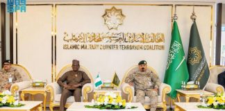 Photo News: Matawalle meets Secretary-General of Islamic Military Counter Terrorism Coalition (IMCTC) Gen. Al-Moghedi in Saudi Arabia