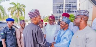 NAHCON Chairman Hosts Gov of Borno State -By Fatima Sanda Usara