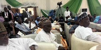 PHOTO NEWS: NAHCON Chairman/CEO Prof Abdullahi Saleh Usman at the day 2 Session of the Government-Citizens’ Engagement holding at Arewa House Kaduna